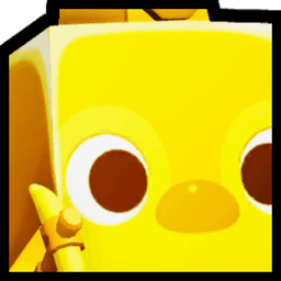 Golden Huge Evolved Mining Penguin Pet