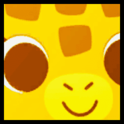 Golden Titanic Giraffe Pet