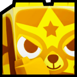 Golden Huge Luchador Coyote Pet