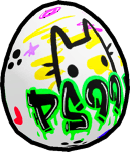 Colorful Graffiti Egg Egg