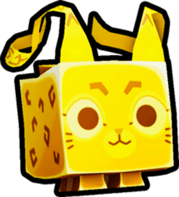 Golden Runebound Bobcat Pet