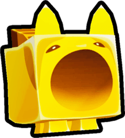 Shiny Golden Pop Cat Pet