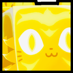 Shiny Golden Huge Inferno Cat Pet