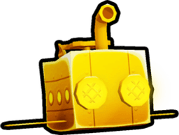 Shiny Golden Steampunk Fish Pet