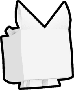 Golden Origami Fox Pet
