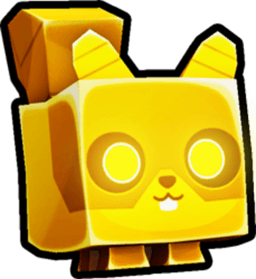 Shiny Golden Cyborg Squirrel Pet