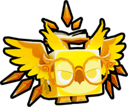 Golden Empyrean Owl Pet