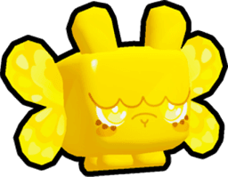 Shiny Golden Butterfly Llama Pet