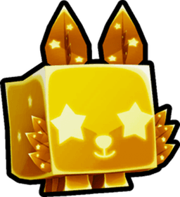 Golden Starry Eye Wolf Pet