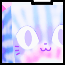 Shiny Rainbow Huge Tiedye Cat Pet