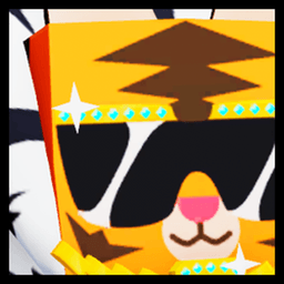 Shiny Rainbow Huge Flex Tiger Pet