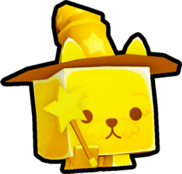 Shiny Golden Wizard Westie Pet