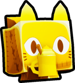 Shiny Golden Pumpkin Spice Cat Pet