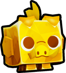 Shiny Golden Boulder Boar Pet