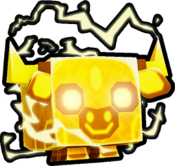 Shiny Golden Plasma Bull Pet