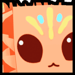 Shiny Huge Red Fluffy Pet