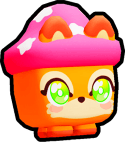 Kawaii Mushroom Fox Pet
