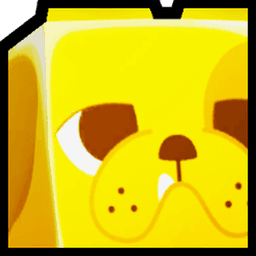 Golden Huge Skateboard Bulldog Pet