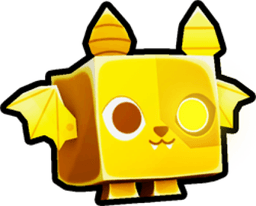 Golden Cyborg Bat Pet