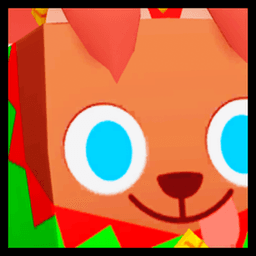 Shiny Rainbow Huge Elf Dog Pet
