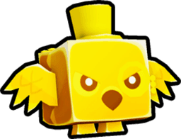 Shiny Golden Elegant Eagle Pet