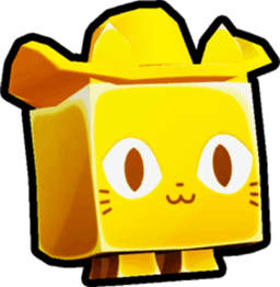 Shiny Golden Yee-haw Cat Pet