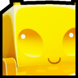 Golden Huge Rave Meebo in a Spaceship Pet