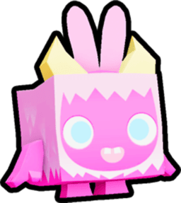 Shiny Rainbow Easter Yeti Pet