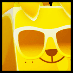Shiny Golden Huge Party Dog Pet