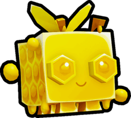 Shiny Golden Honey Bee Pet