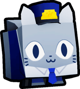 Shiny Rainbow Train Conductor Cat Pet