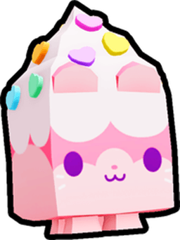 Shiny Rainbow Cupcake Hamster Pet
