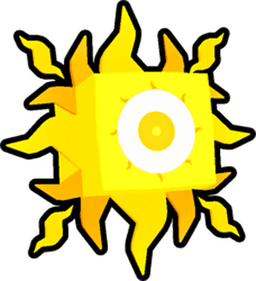 Shiny Rainbow Sun Angelus Pet