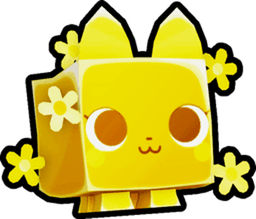 Shiny Golden Spring Kitten Pet