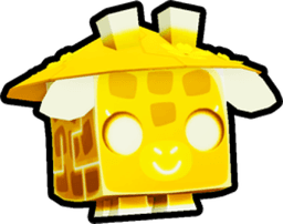 Shiny Golden Tech Ninja Giraffe Pet
