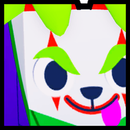 Shiny Rainbow Huge Jester Dog Pet