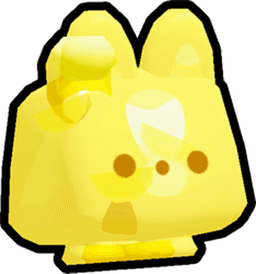 Shiny Golden Jelly Corgi Pet