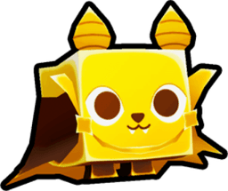 Shiny Golden Vampire Bat Pet