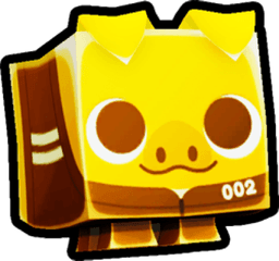 Golden Player Piggy Pet