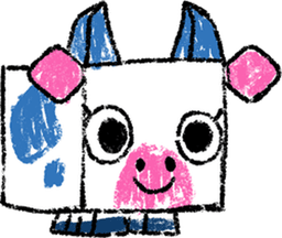 Sketch Cow Pet