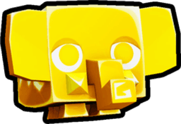 Shiny Golden Enchanted Elephant Pet