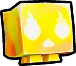Shiny Golden Colorful Wisp Pet