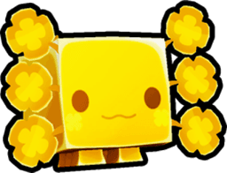 Shiny Golden Clover Axolotl Pet