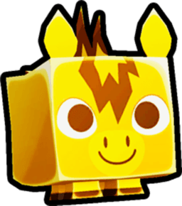 Shiny Golden Fire Horse Pet