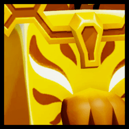 Golden Huge Alienus Kitsune Pet
