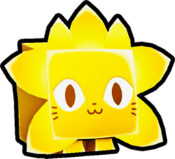 Shiny Golden Flower Cat Pet