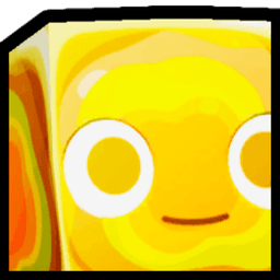 Golden Huge Colorful Slime Pet