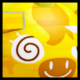 Golden Huge Glitched Unicorn Ball Pet