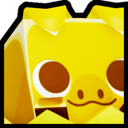 Golden Huge Egg Piggy Pet