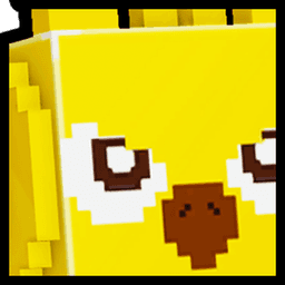 Golden Huge Pixel Griffin Pet